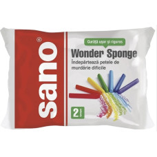 Sano Wonder Sponge extra Губка меламінова, багатофункціональна, 2 шт